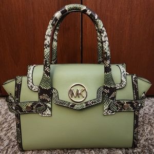 Michael Kors Green Satchel
